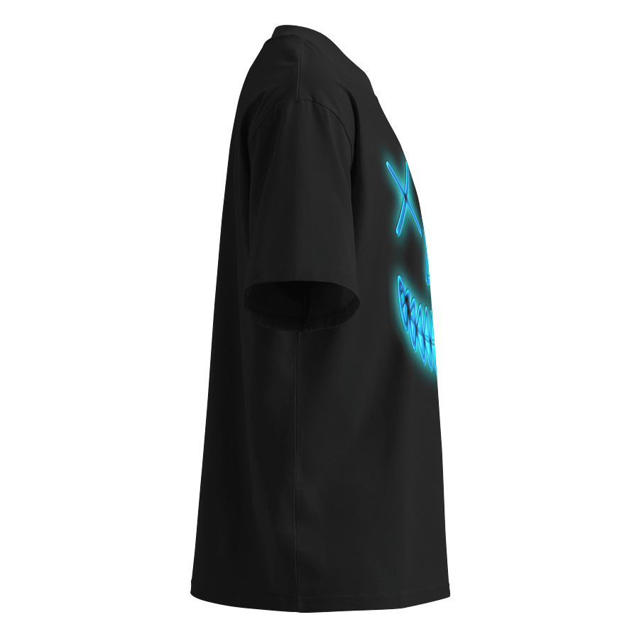 Smile - Neon Blue - Stanley/Stella Unisex Organic Oversized T-Shirt SATU020 product image (3)