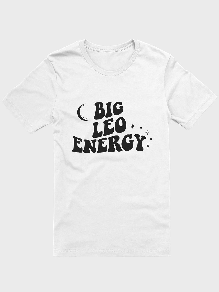 Big Leo Energy T-Shirt (Black logo) product image (1)