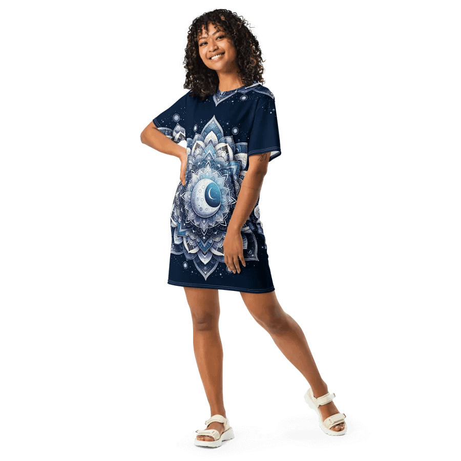All-Over Print T-Shirt Dress product image (9)
