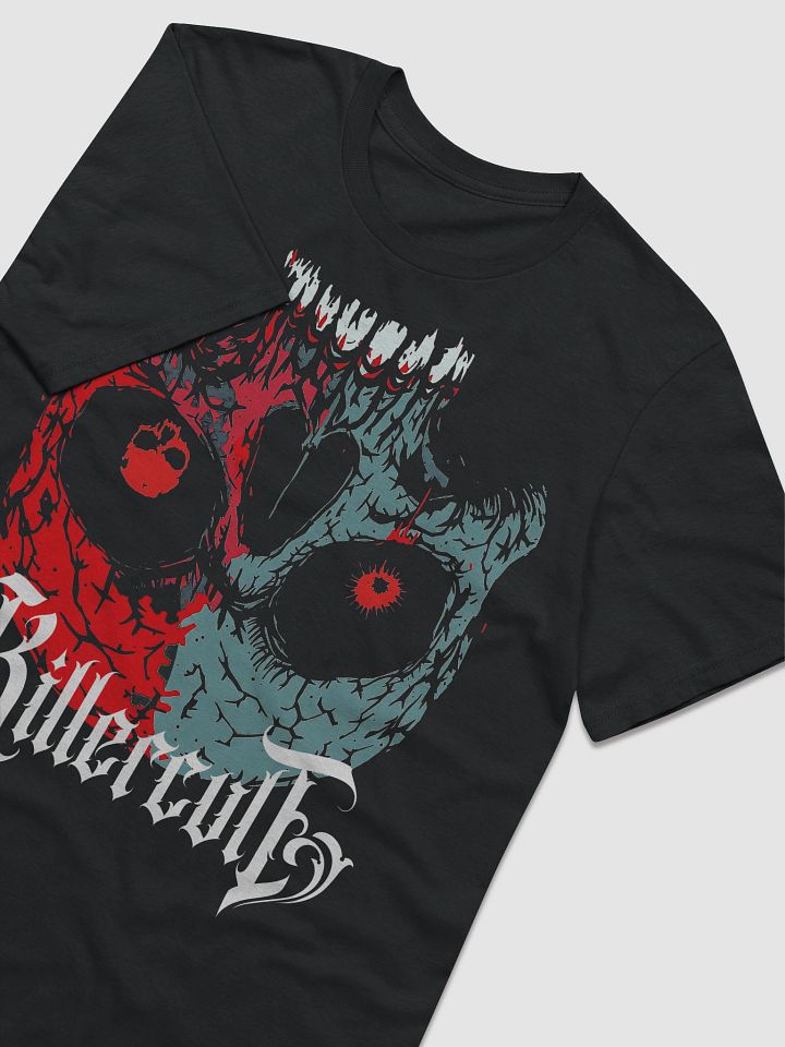 Red & Blue Skull Flip – Unholy Chaos Tee product image (2)