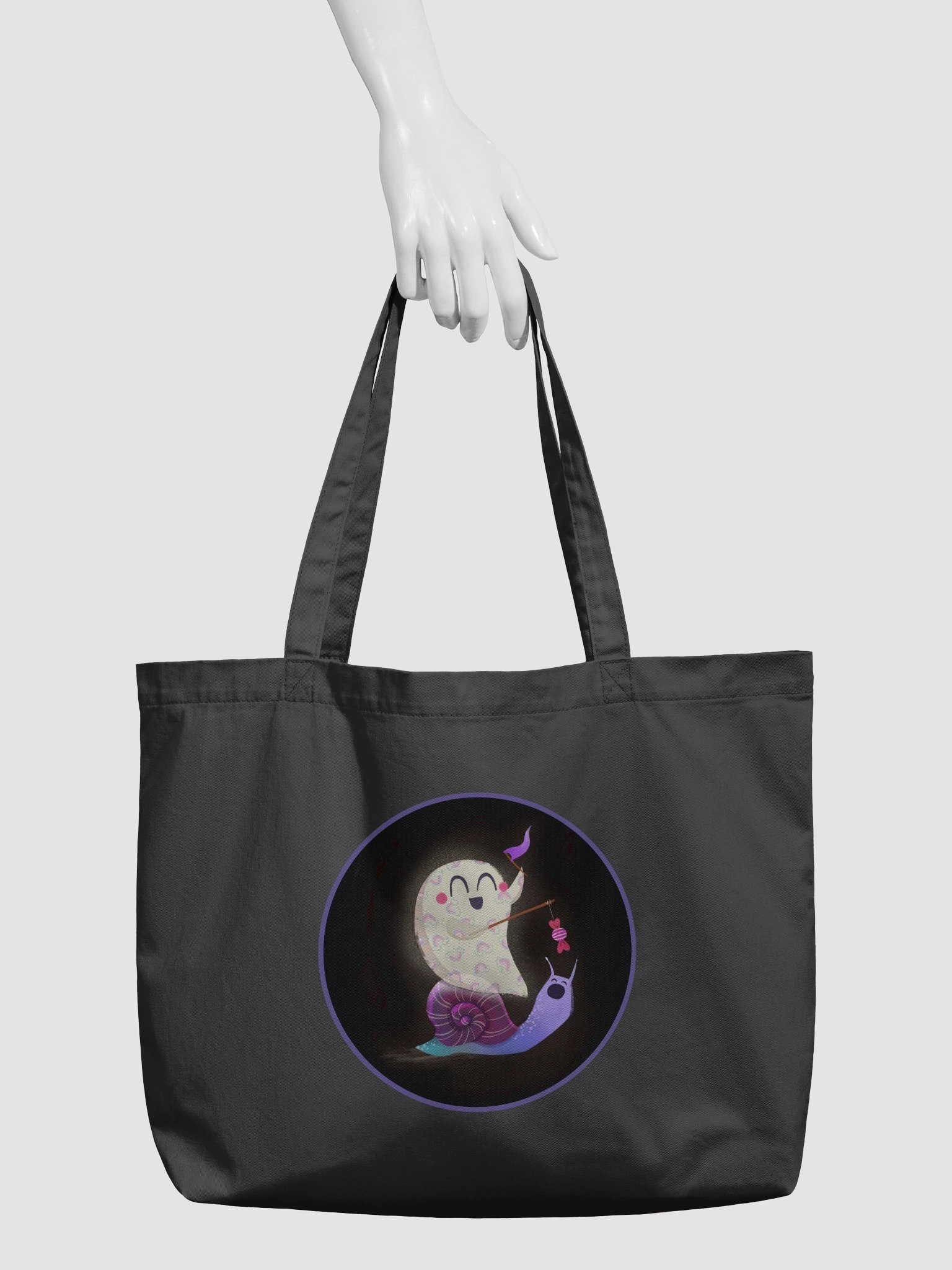 Little Ghost Snail Race - Tote Bag product image (3)