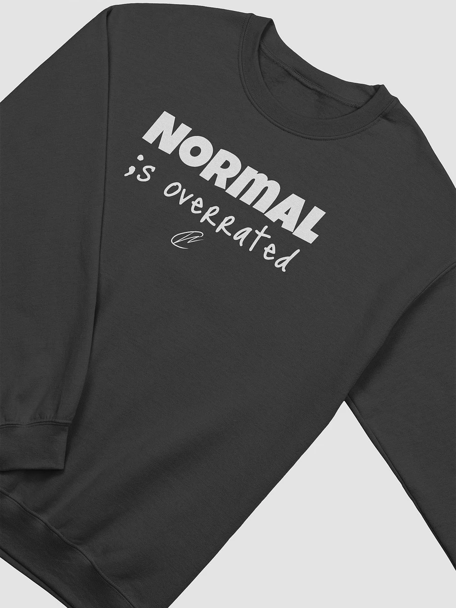Normal is Overrated - Black Sweatshirt product image (3)