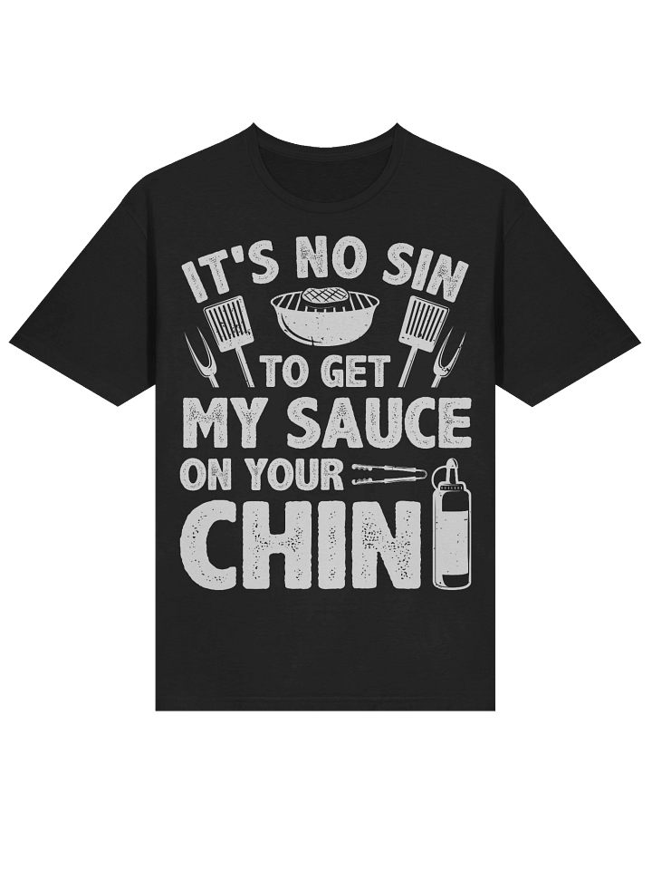 It’s No Sin to Get My Sauce on Your Chin – Gildan Softstyle Unisex T-Shirt product image (2)
