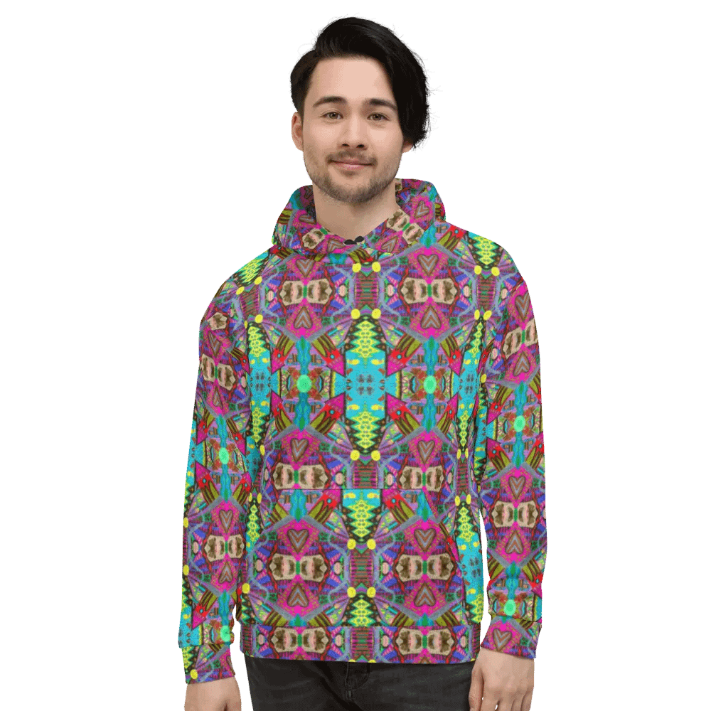 Abstract Doodle Art Tower Moment Unisex Pull Over Hoodie product image (6)