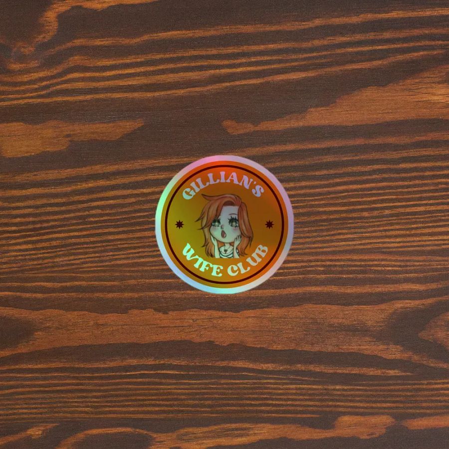 GILLIAN'S WIFE CLUB Holographic Sticker product image (4)