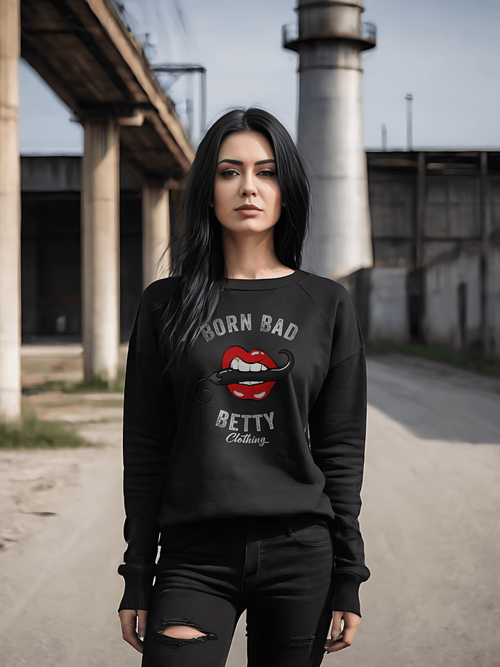 Born Bad Betty Black Sweatshirt product image (1)