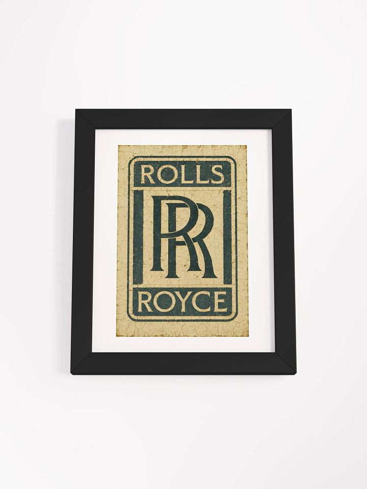 Vintage Rolls Royce Framed Poster product image (1)