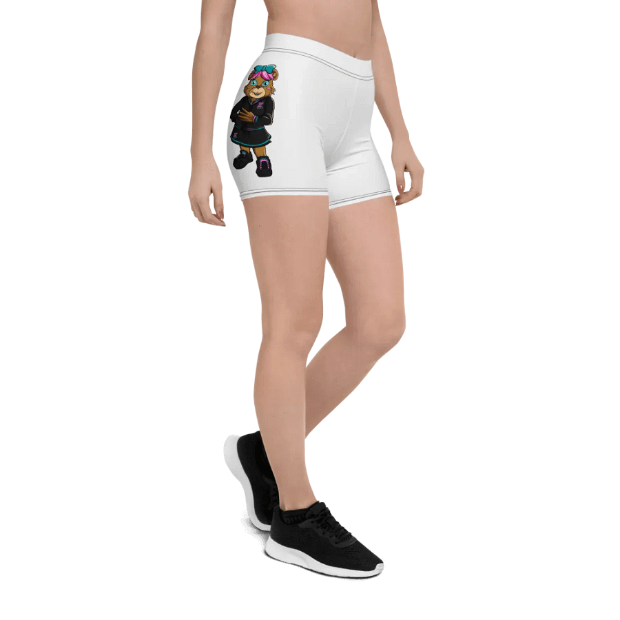 Standing Girl Bear White Shorts product image (6)