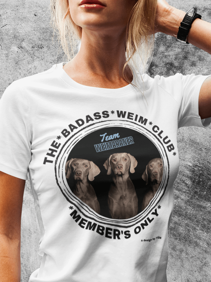 The Badass Weim Club - Stanley/Stella Women's Fitted Eco Tee product image (1)
