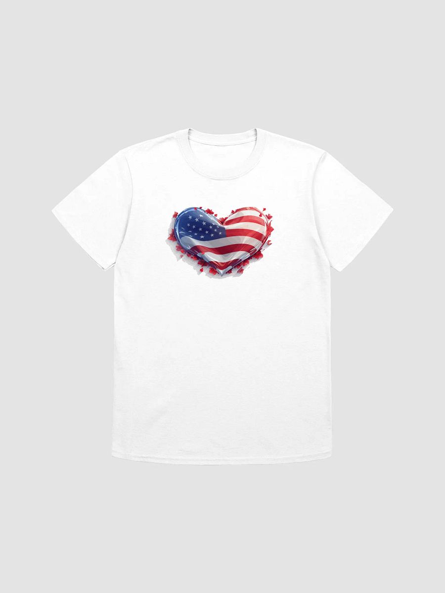Patriotic Fallen Heart T-Shirt product image (2)