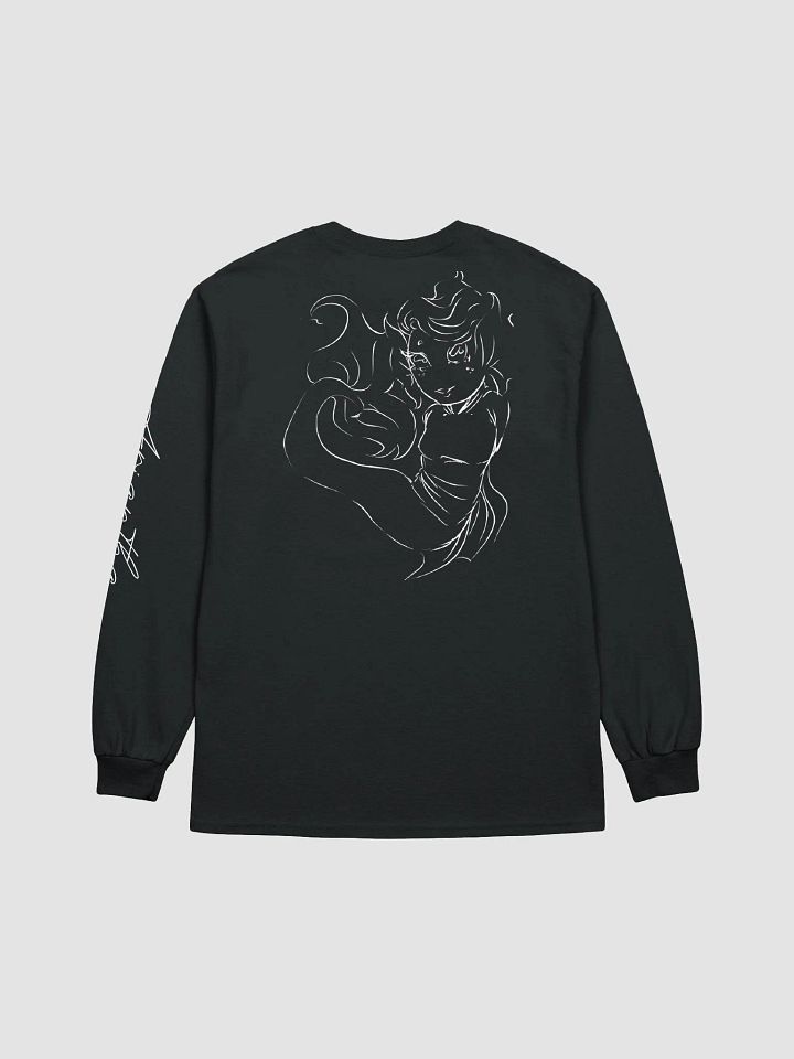 Mermaid White Outline, Longsleeves product image (8)
