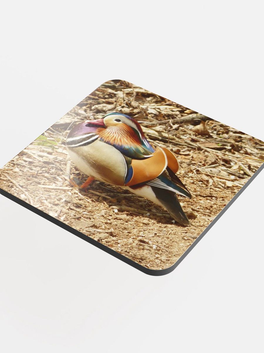 The mandarin duck - Glossed Cork Coaster product image (4)