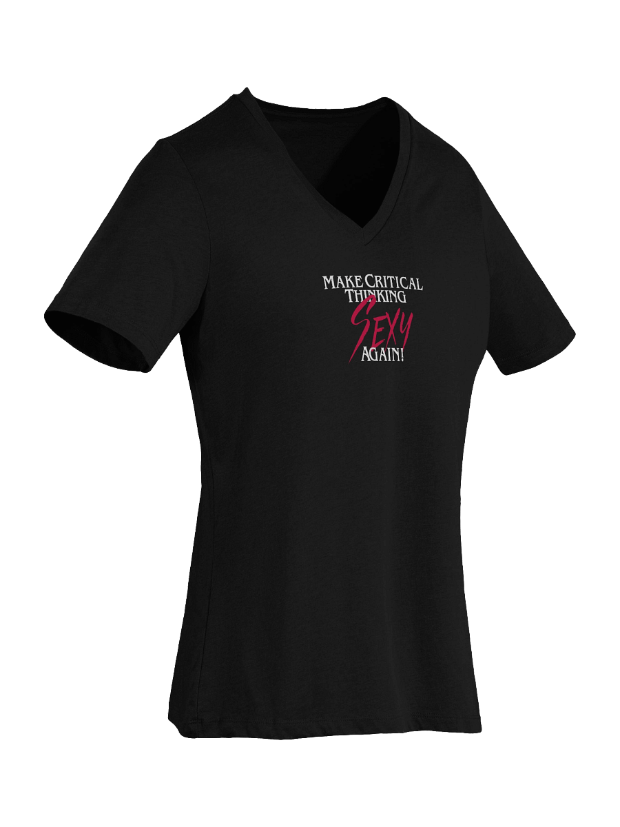 Make Critical Thinking Sexy Again! Women's Soft V-Neck product image (7)