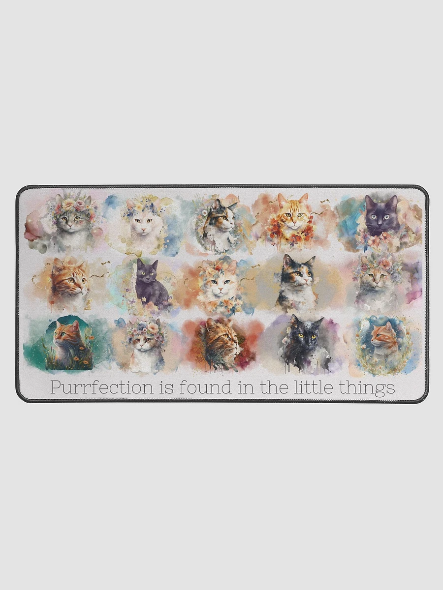 Watercolor Cats Desk Mat product image (2)