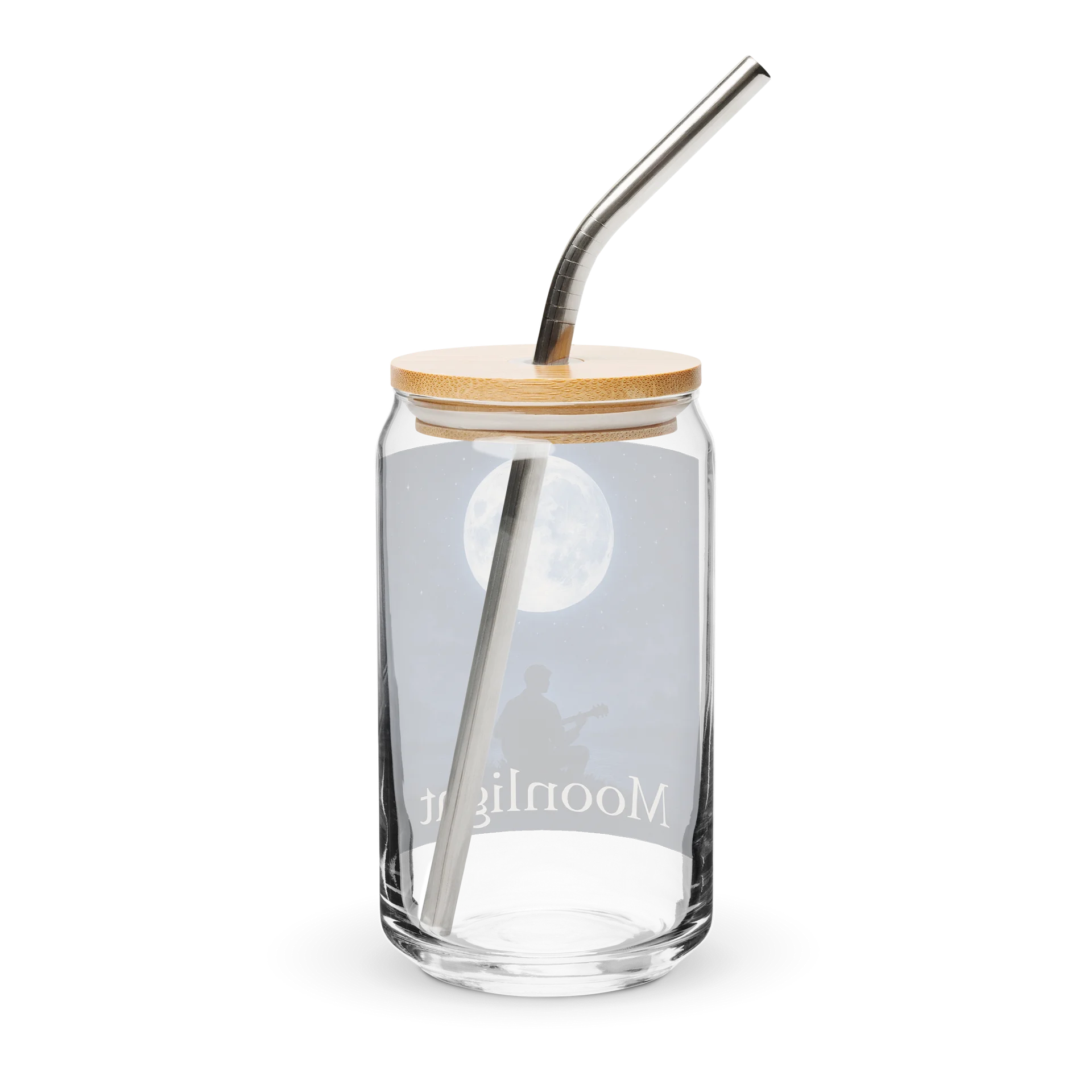 Moonlight Album Cover Can Shaped Glass + Lid & Straw - Show your Support - Drinkware product image (2)