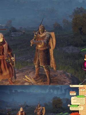 Aww look, they're having a bonfire! | #porcbuns on #Twitch featuring @giznizzlegrumplemyre and @theherethicc #EldenRing #vtubercollab #vtuber #orc