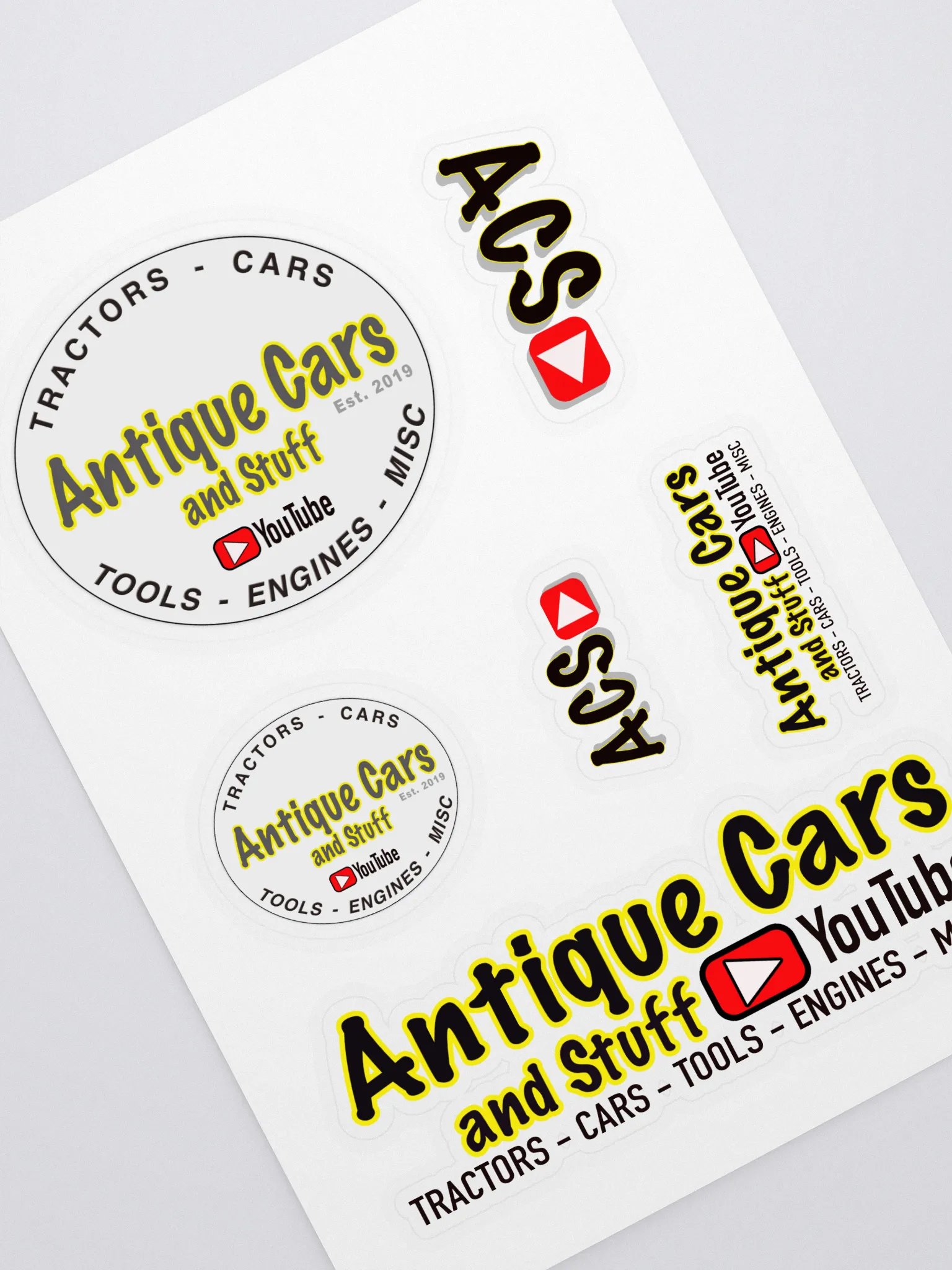 ACS Sticker Sheet! product image (1)