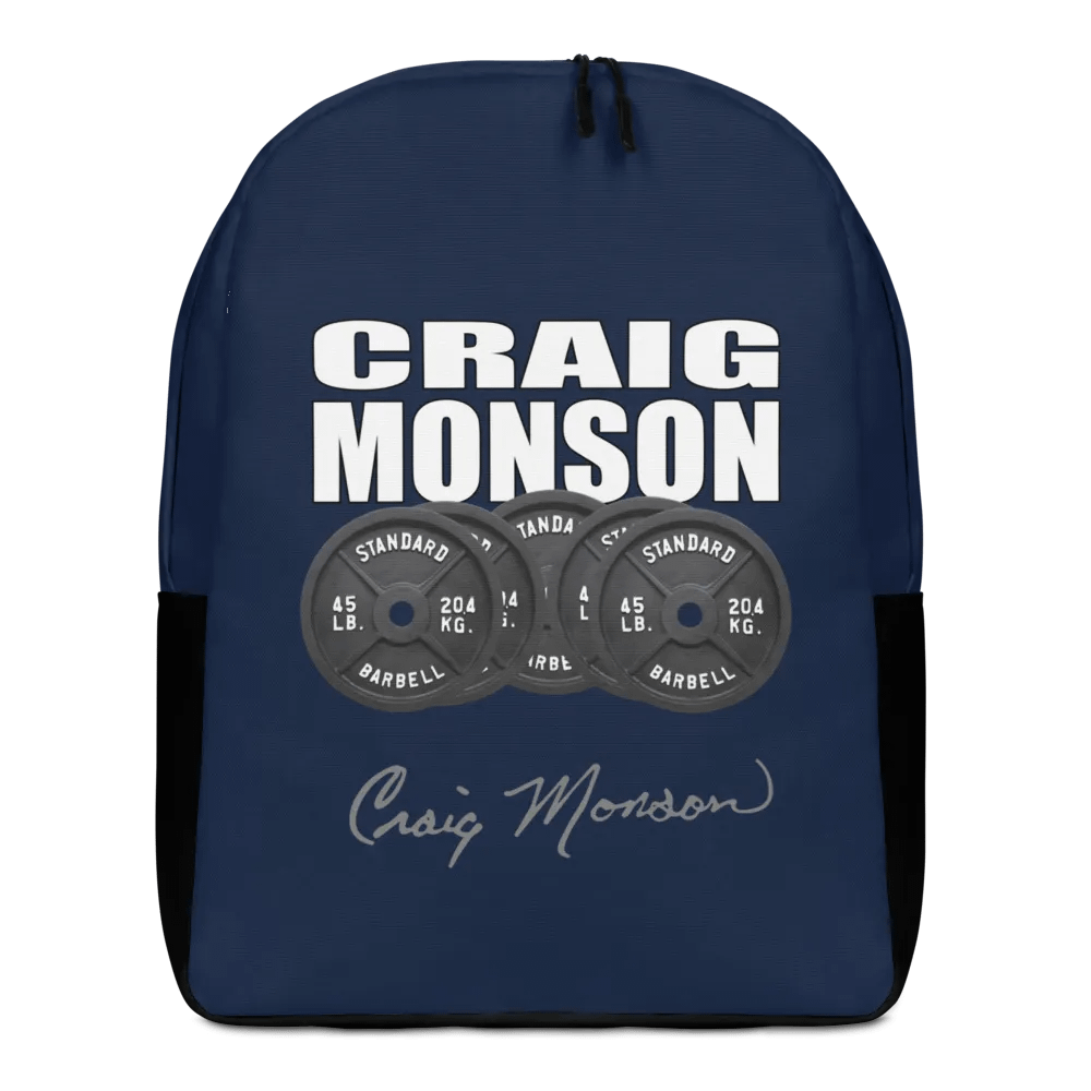 Craig Monson Barbell Signature Series Backpack (Navy Blue) product image (1)