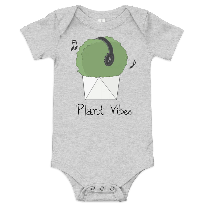 Plant Vibes Baby Onsie product image (1)