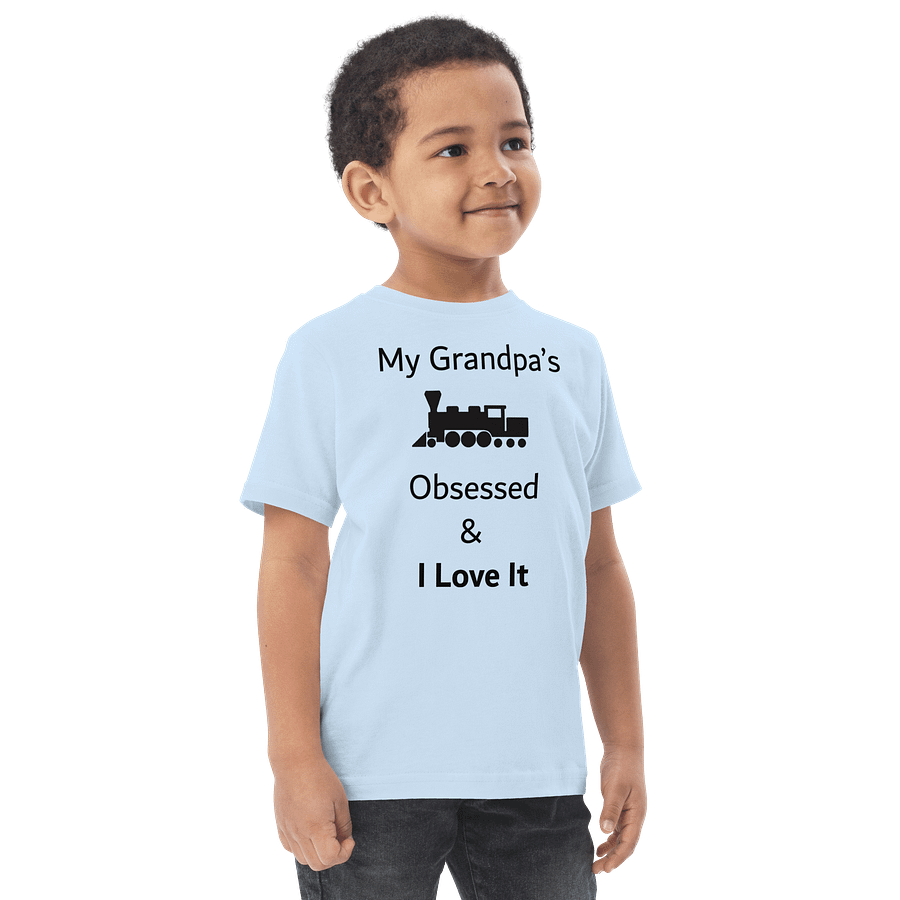 Kid’s Train Crazy Grandpa TShirt product image (9)