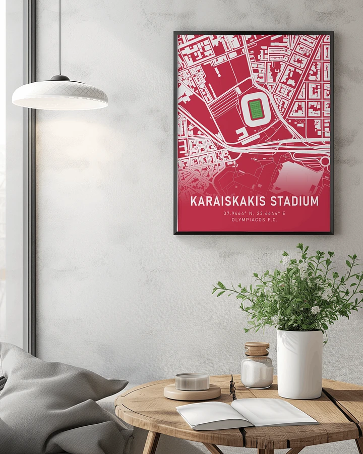 Olympiacos Stadium Map Design Digital Download product image (2)