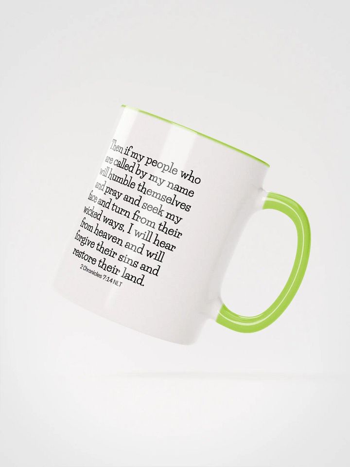 If My People Who Are Called By My Name 2 Chronicles 7:14 Two-Tone Mug 11/15oz product image (2)