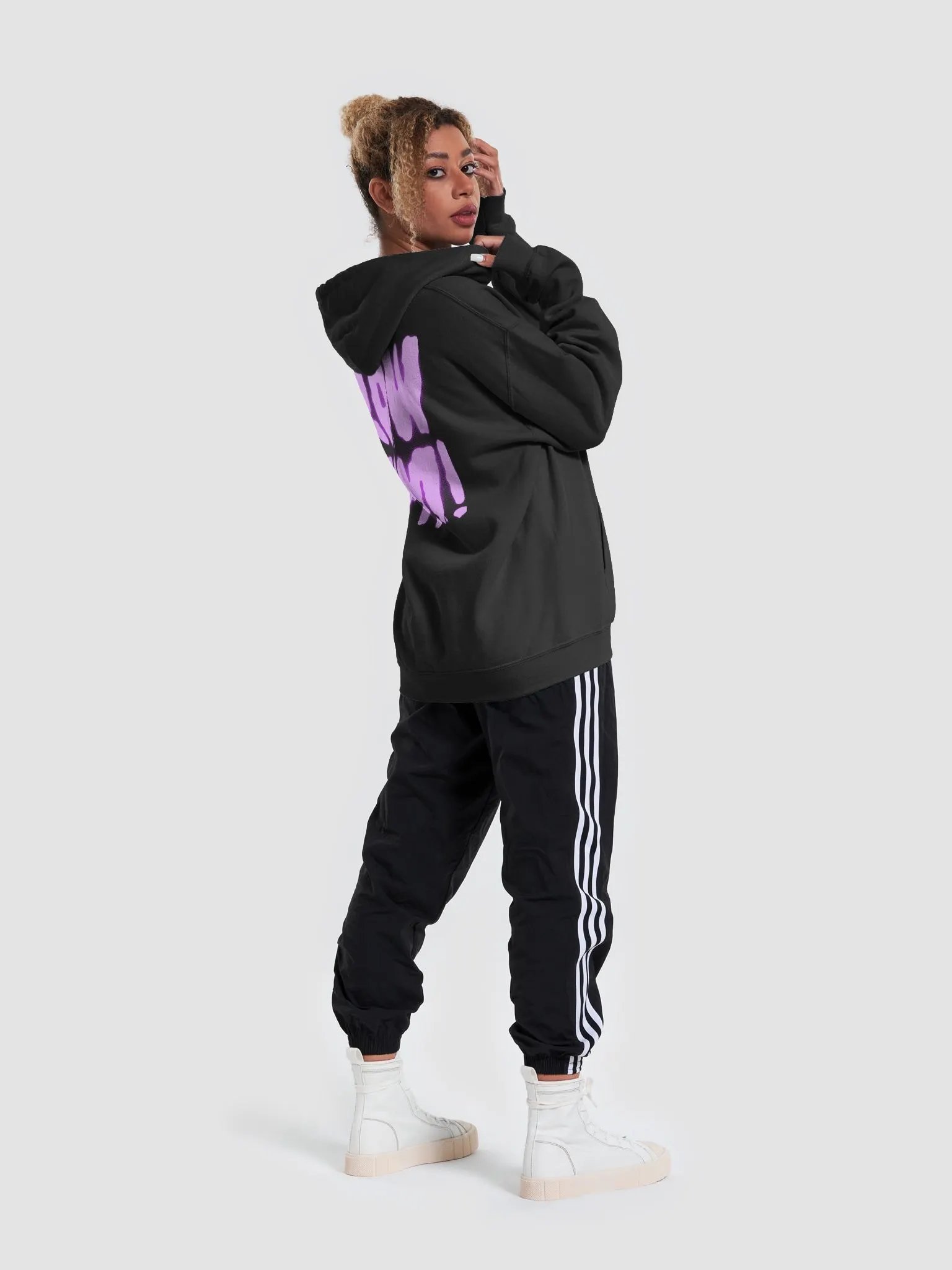 RAW FAM (Purple) Hoodie product image (6)