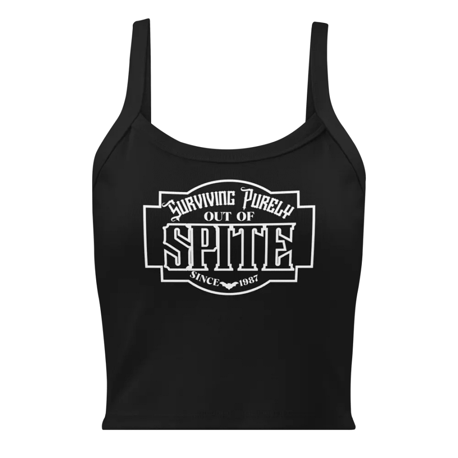 Surviving Purely Out Of Spite Ribbed Tank Top product image (1)