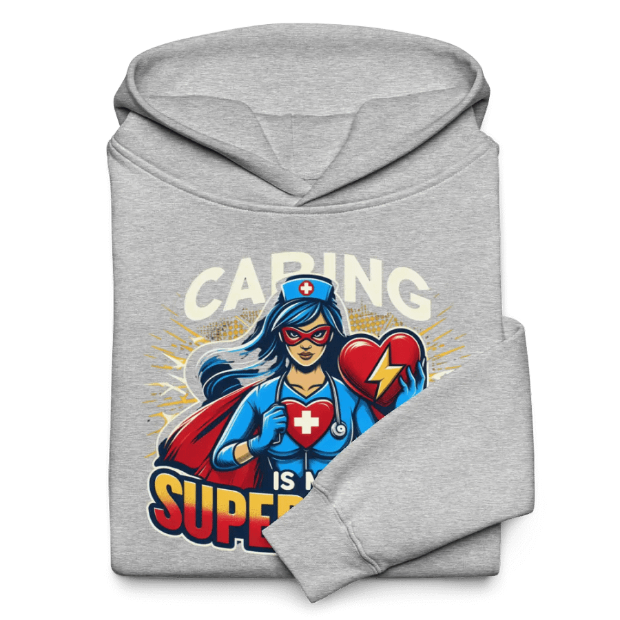 Caring Superhero Nurse Oversized Hoodie product image (40)