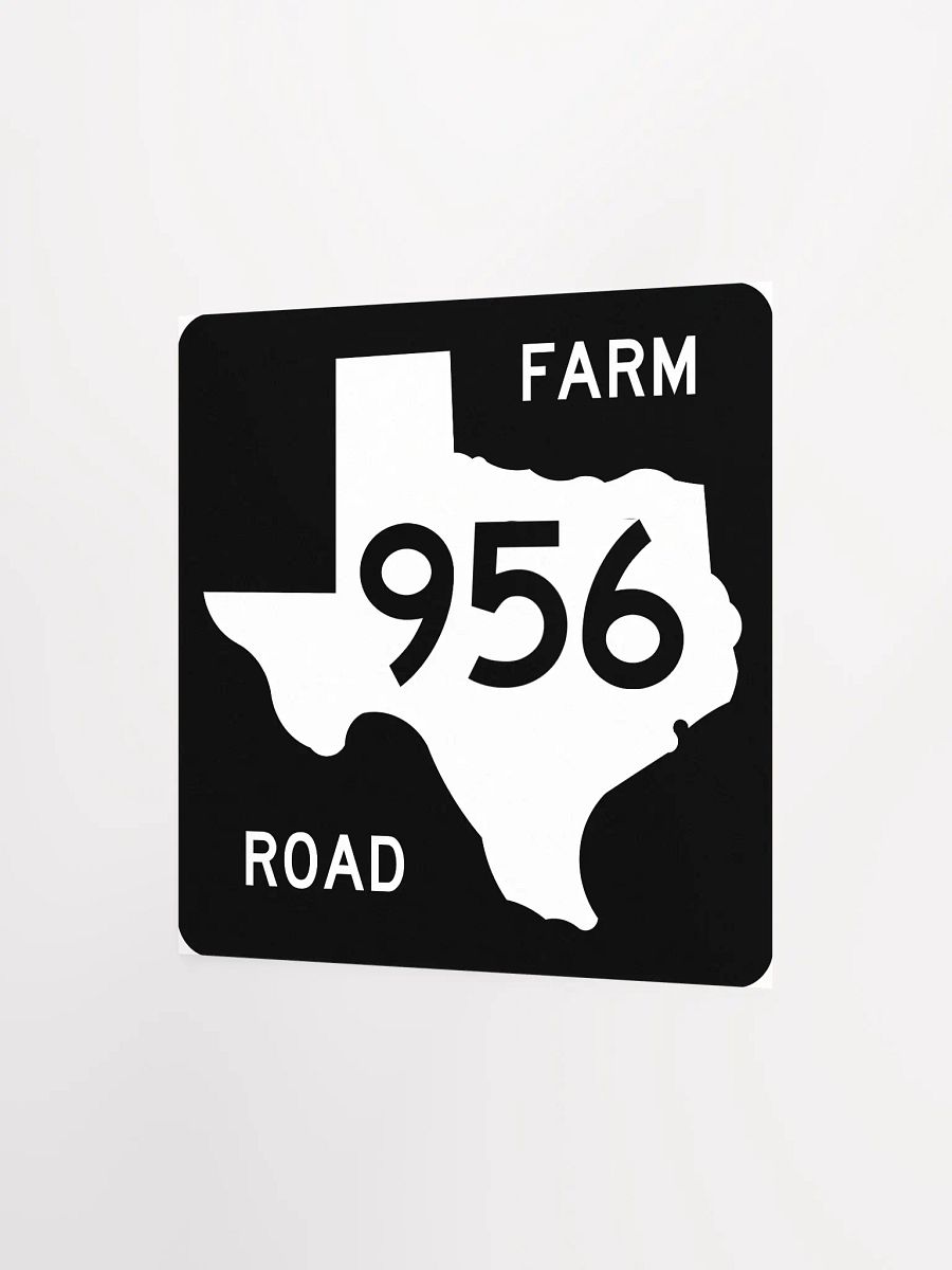 Texas Farm Road Sign FM 956 Poster product image (4)