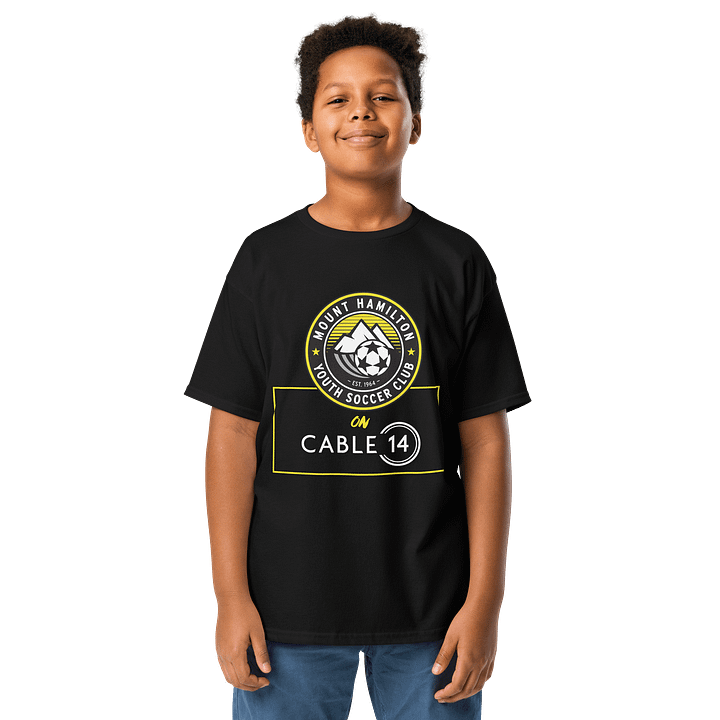 MHYSC on CABLE 14 (WHITE LOGO) YOUTH T-SHIRT product image (1)