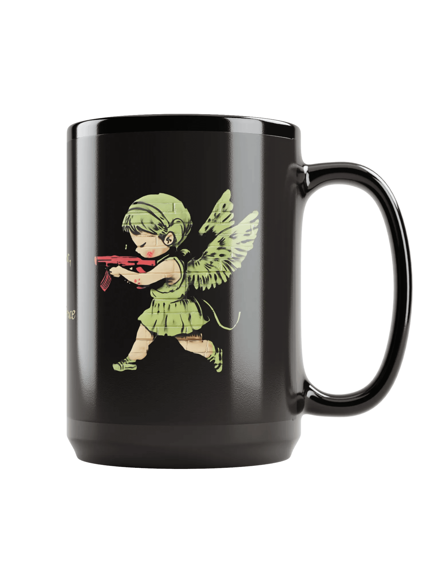 Angelic Rebels Black Glossy Mug product image (1)