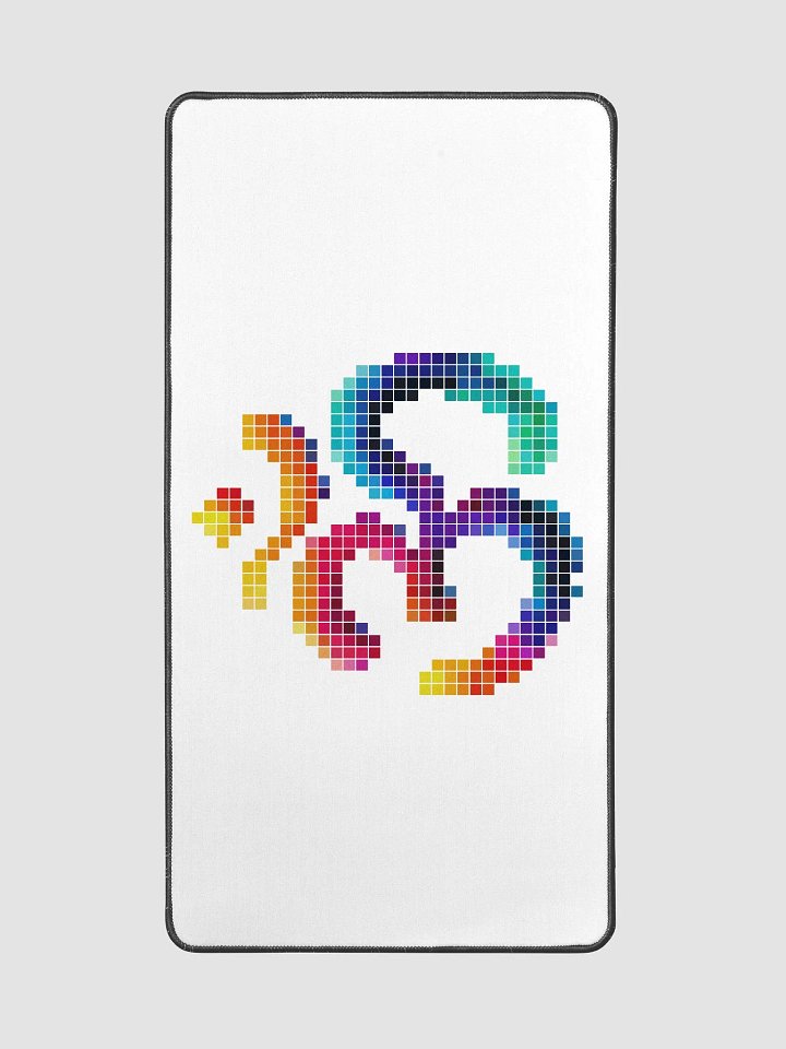 Om Pixelated Desk Mat product image (2)