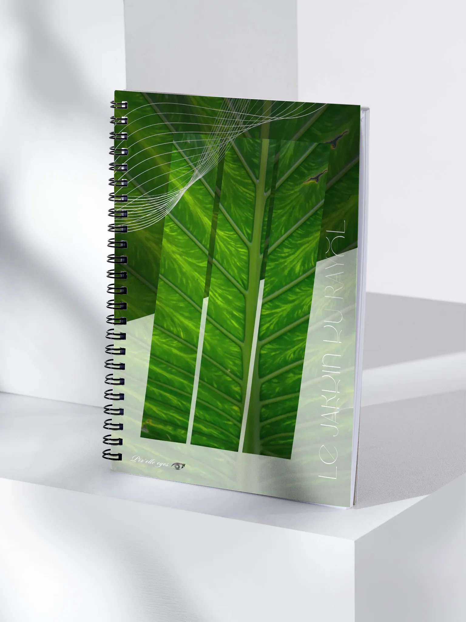 GeoGraphik Notebook – Jardin du Rayol – “green light” – A5 Format product image (4)
