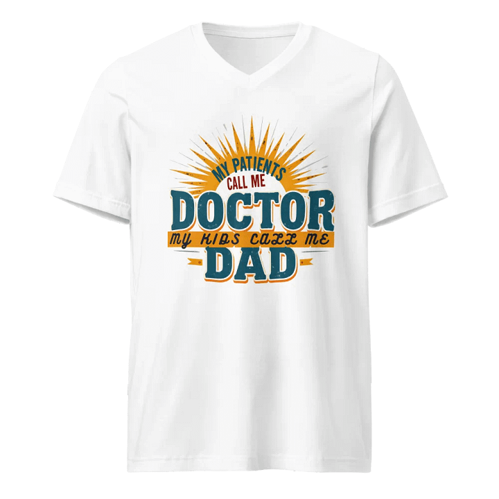Doctor Dad Sunburst v-neck tee product image (1)