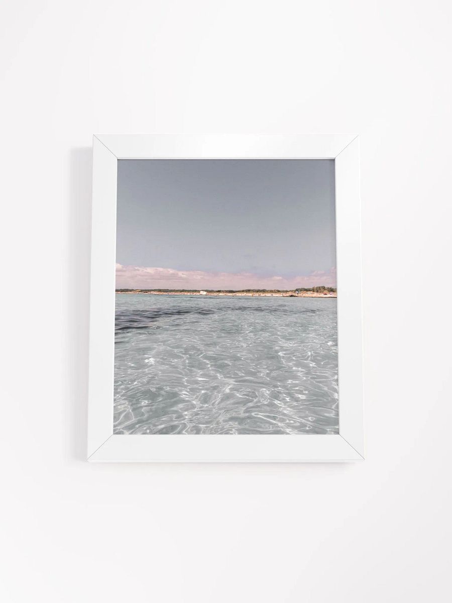 Mediterranean Beach - Framed High-Quality Matte Poster product image (1)