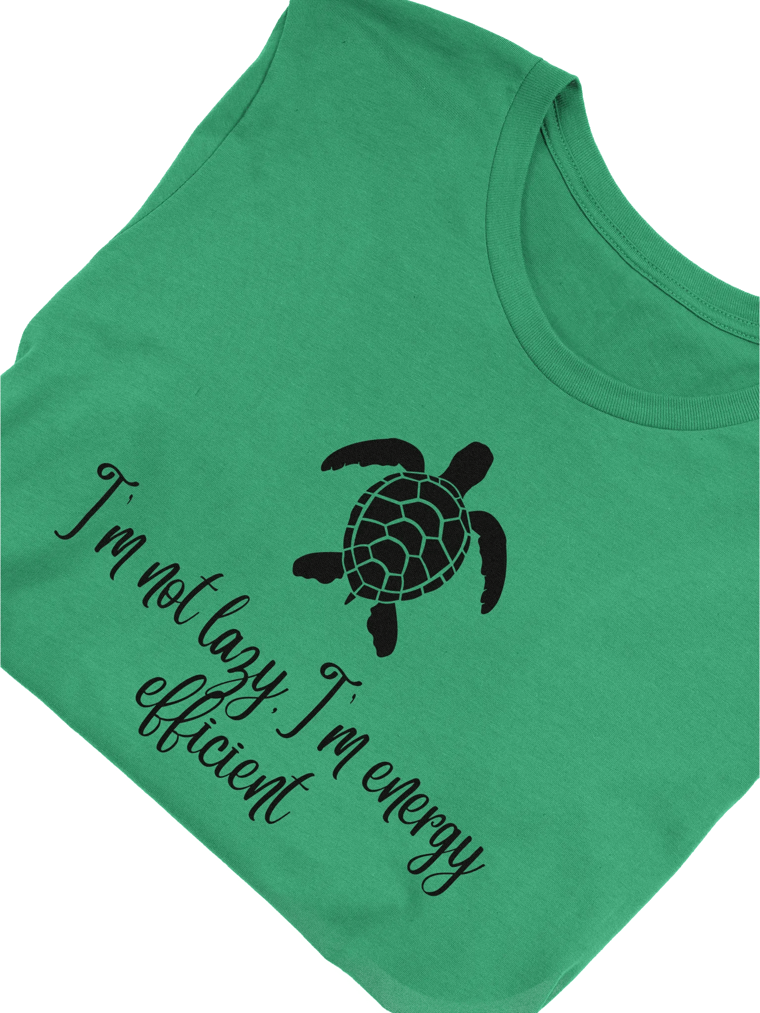 "I’m Not Lazy, I’m Energy Efficient" Turtle T-Shirt product image (19)