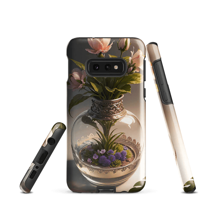Elegant Floral Samsung Tough Case - Classic Vase Design product image (2)
