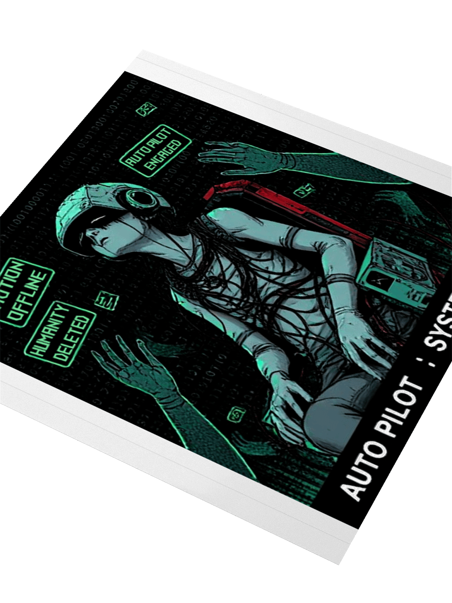 Living in Auto Pilot Stickers 2 product image (9)