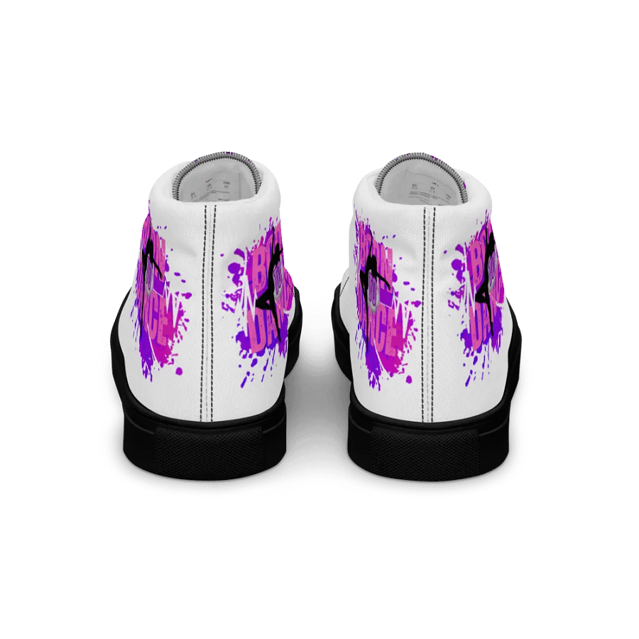 Retro Born to Dance Splash Her Silhouette High Tops product image (9)