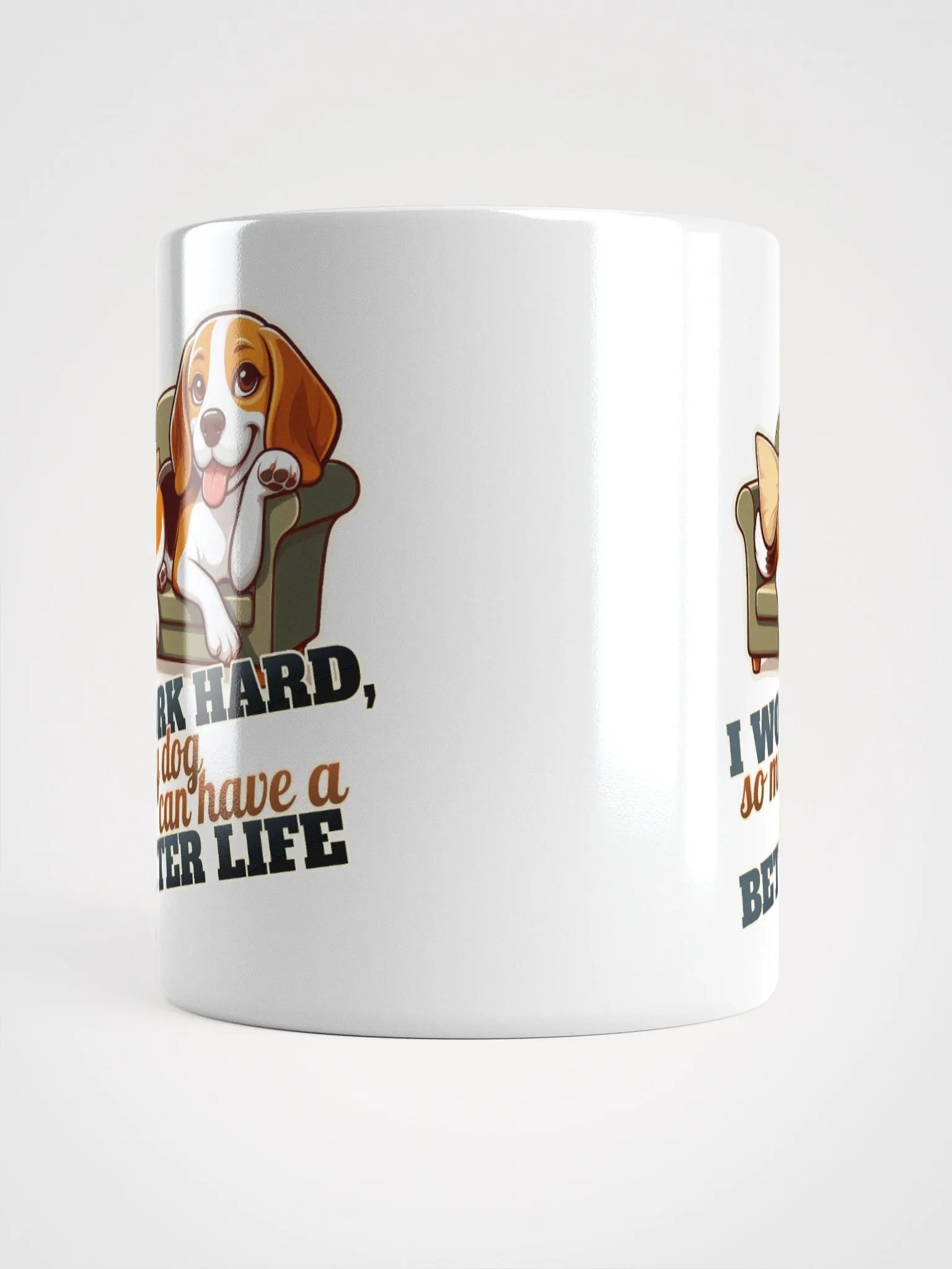 Work Hard - Beagle Sofa - Mug product image (14)