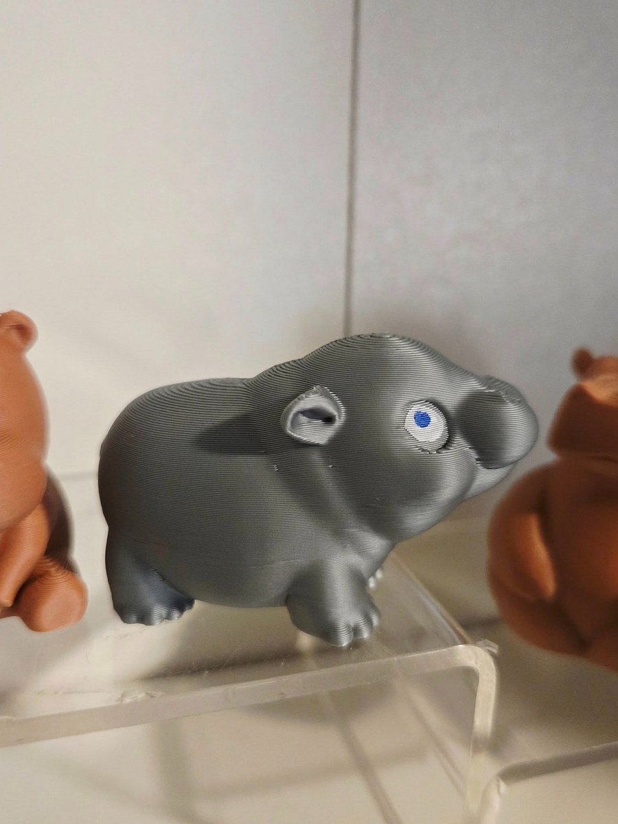 Pygmy Hippo - 3D Printed product image (3)