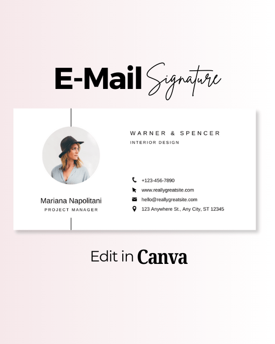 Modern Email Signature Template product image (1)