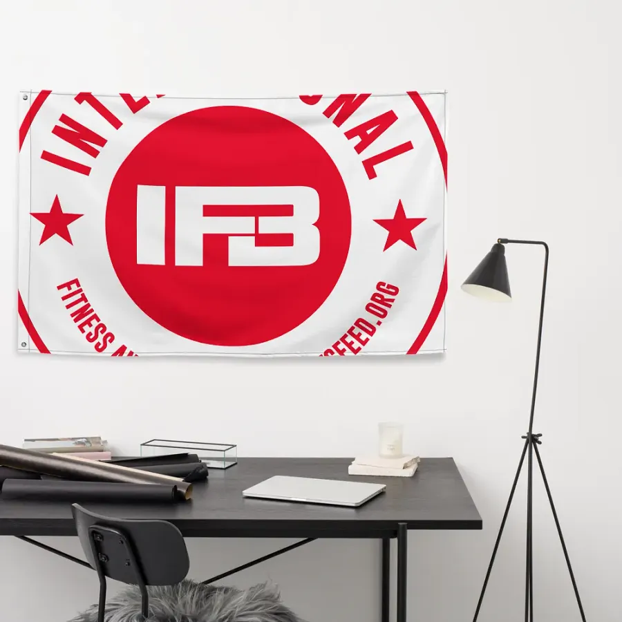 IFBNewsfeed.Org's All-Over Print Flag product image (9)