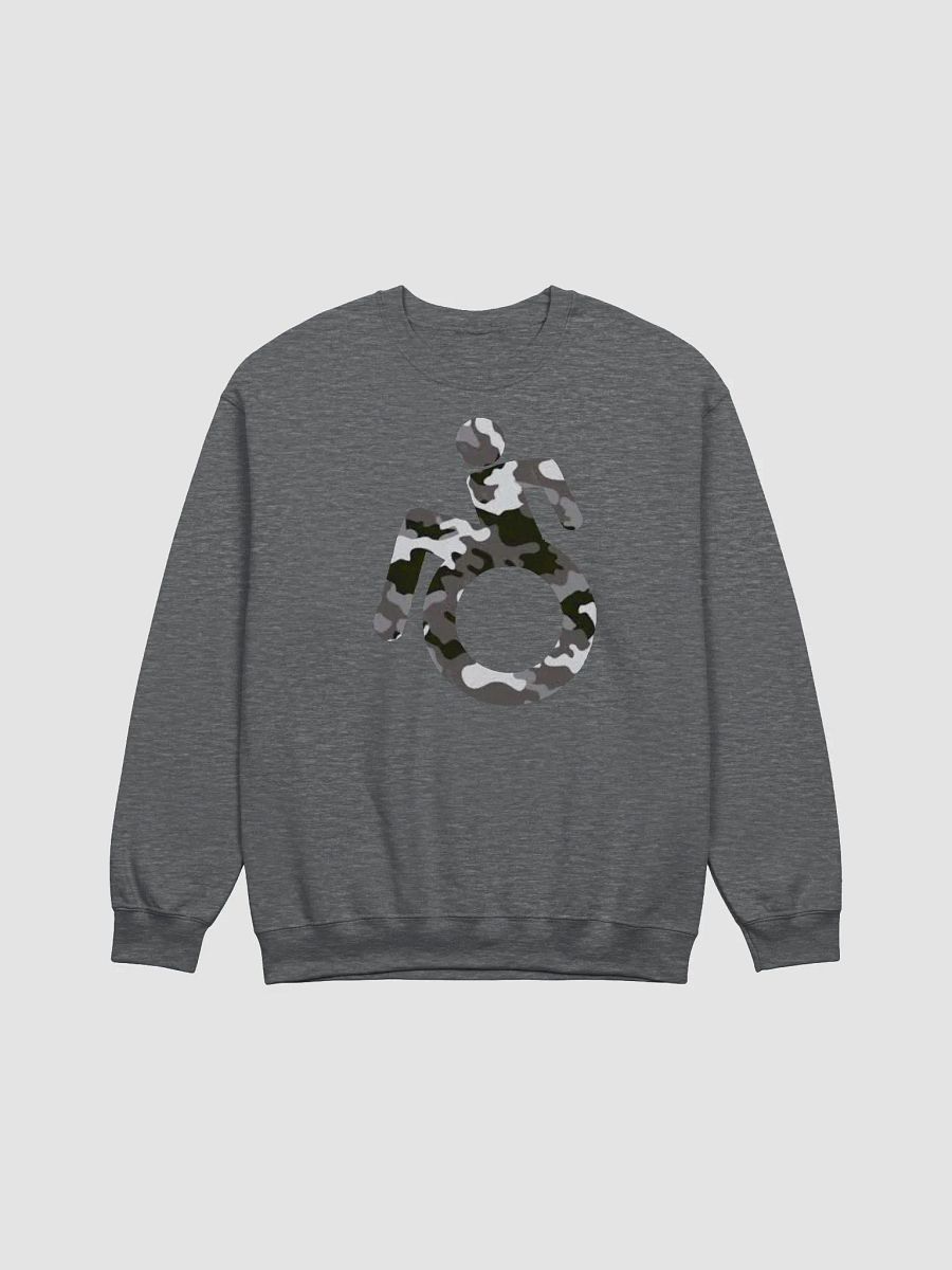 Wheelie, Dark Gray Camo Sweatshirt product image (1)