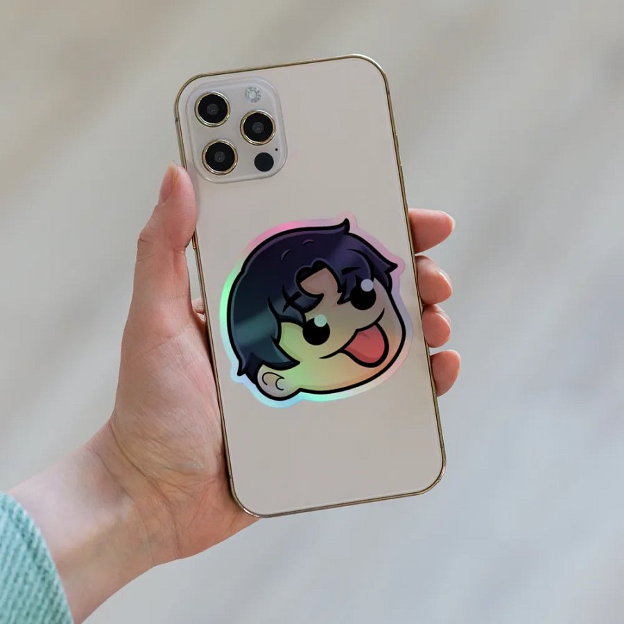 Blep Holographic Sticker product image (8)