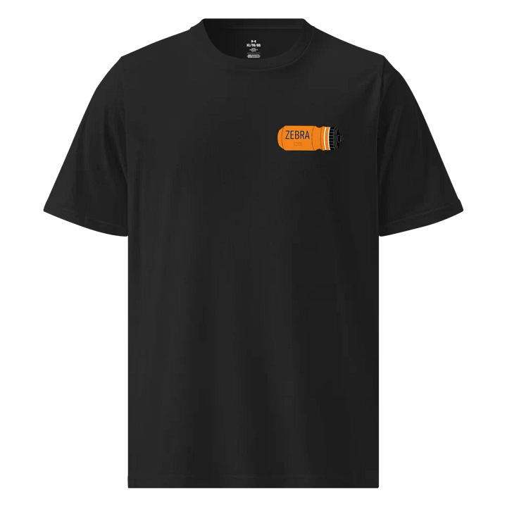 Zebra Edge Water Bottle Athletic Tee product image (1)