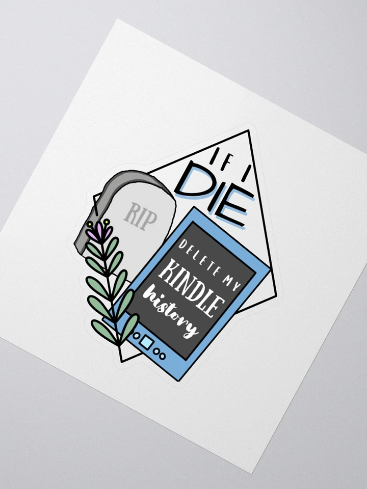 Delete My Kindle History Sticker product image (2)
