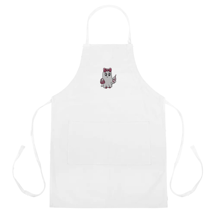 Cute Ghost Embroidered Cooking Apron product image (3)