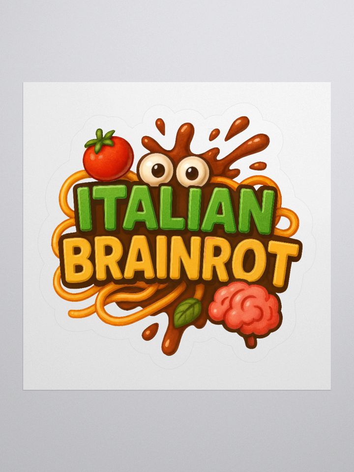 Italian Brainrot Logo Sticker product image (2)